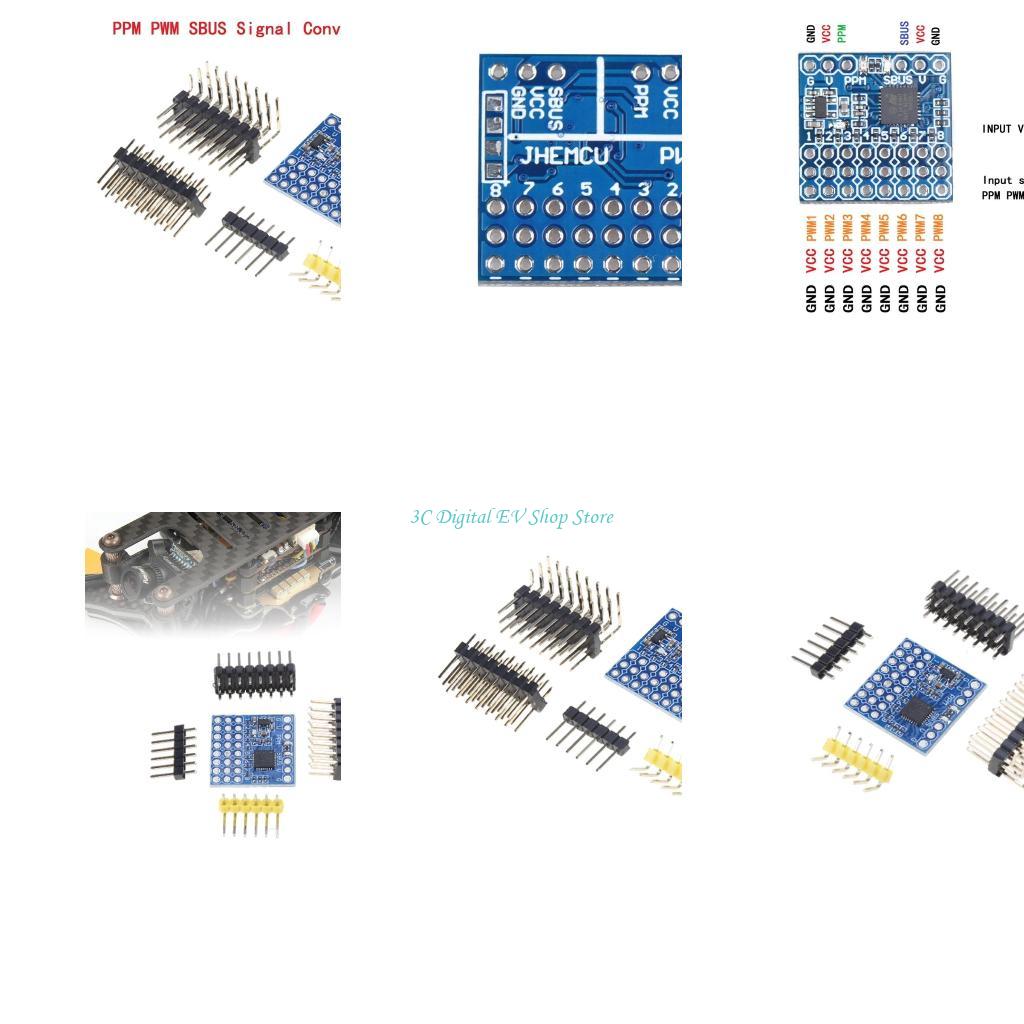 Receiver Sbus 8Ch - E74D 8CH PWM PPM SBUS chuyển