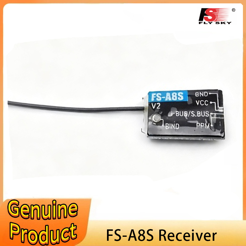 Receiver Sbus 8Ch - FLYSKY FS-A8S V2 2.4G 8CH Mini