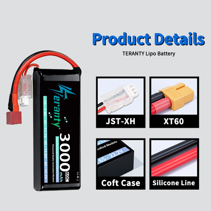 TERANTY 2S 3000mAh Lipo Batter - đánh giá và giá Rc Hobby Models
