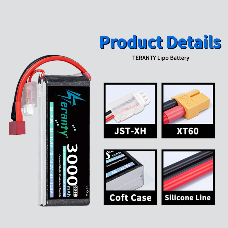 TERANTY 2S 3000mAh Lipo Batter - đánh giá và giá Rc Hobby Models