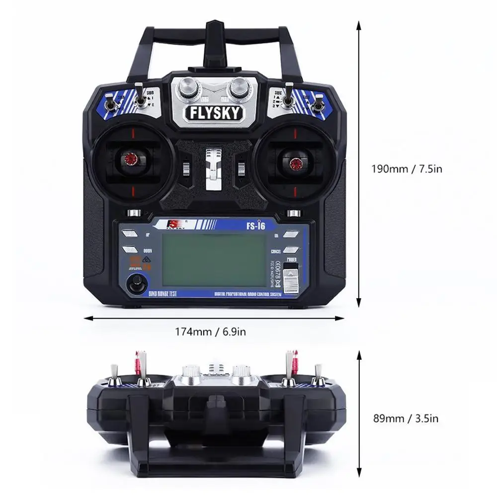 FLYSKY FS- I6 6CH 2.4G RC Tran - đánh giá và giá Radio Transmitter 6Ch