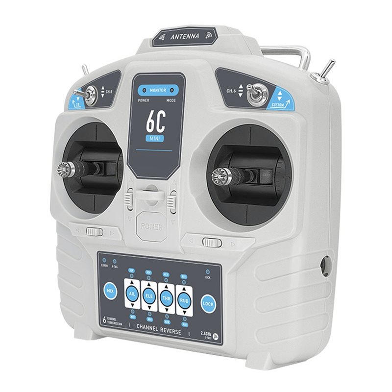 A23F-MC6C Mini V2 2.4G 6CH Con - đánh giá và giá Radio Transmitter 6Ch