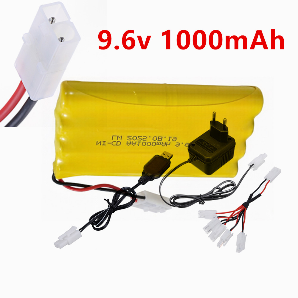 9.6v 1000mAh Ni-CD AA Recharge - đánh giá và giá Rc Hobby Models