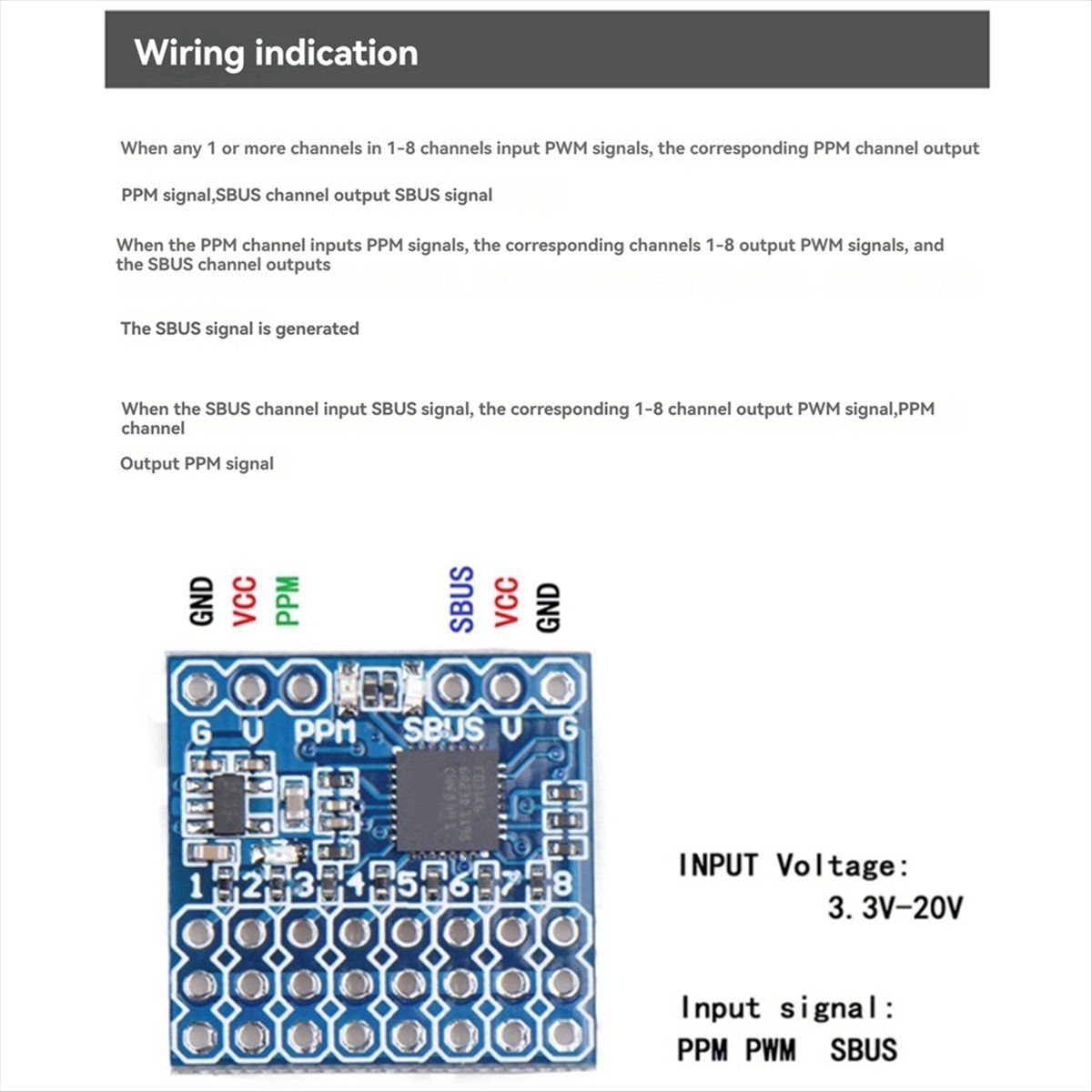 A99X SPP-SBUS 8CH Converter fo - đánh giá và giá Receiver Sbus 8Ch