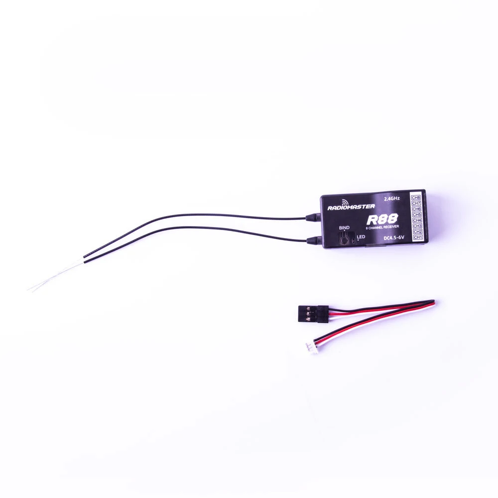 RadioMaster R88 V2 2.4GHz 8CH  - đánh giá và giá Receiver Sbus 8Ch