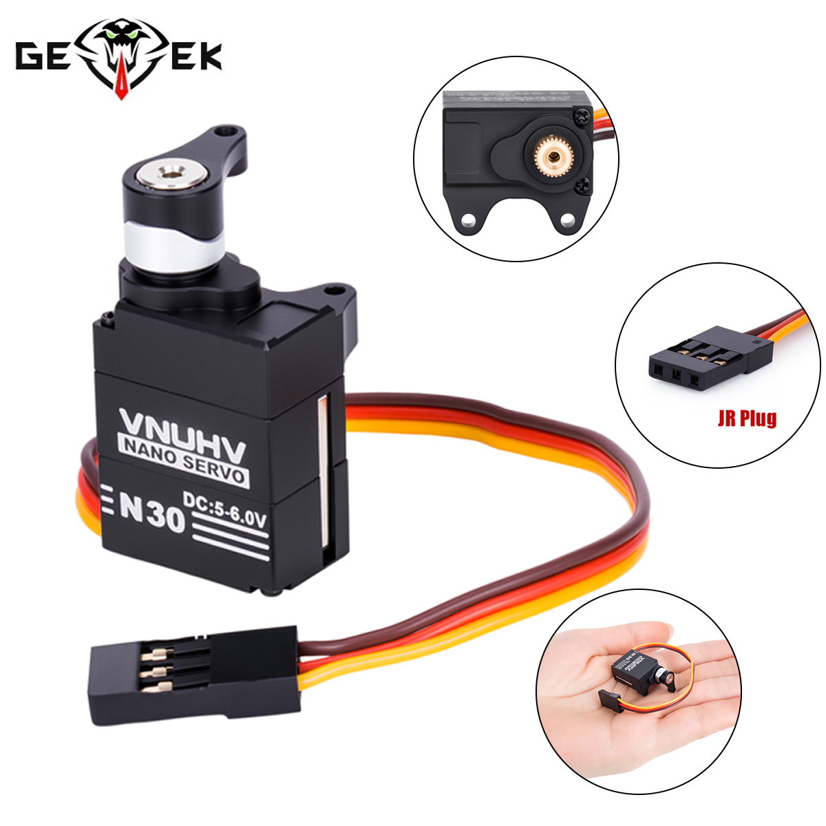 Aluminum Digital Servo with Se - đánh giá và giá Servo Metal Gear